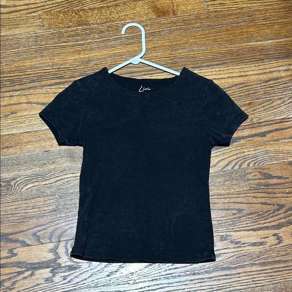Olivia Rae Black Short Sleeve Tee